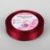 Satin tape, 20 mm × 23 ± 1 m, deep red color No. 33