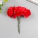 Flowers for decorating "Scarlet roses" 1 bouquet = 6 colors 9 cm