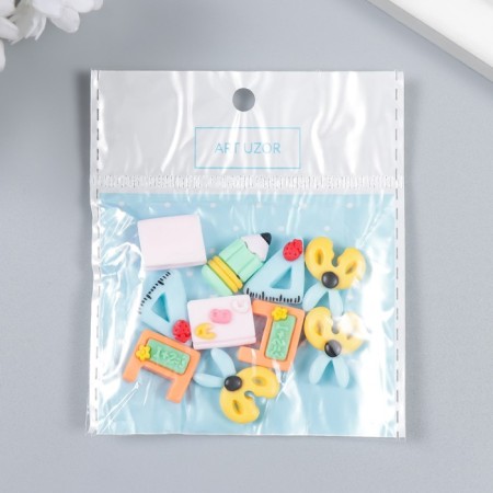 Decor for creativity Plastic "School" MIX 1.6x1.5 cm-3