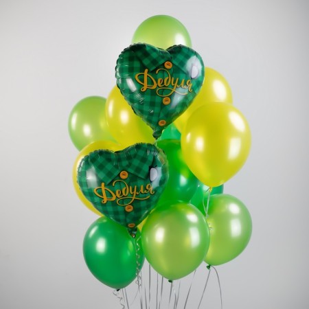 Latex ball 12 ", metallic, 100 pcs., Dark green-2