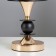 Milan table lamp E27 40W Black-Zoloto 14.8x14.8x31.5 cm