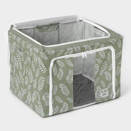 COVFR for storing things LEAVES, 50 × 40 × 33 cm, 66 liters, green color-4