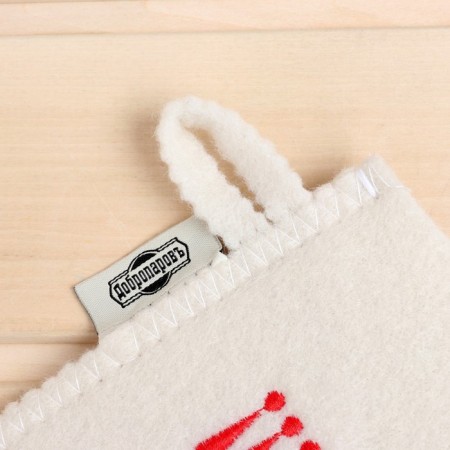 Mitten for a bath with embroidery "Miracle Bath", the first variety-2