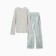 Female set (longshit and trousers) KAFTAN "velvet", 48-50, mint