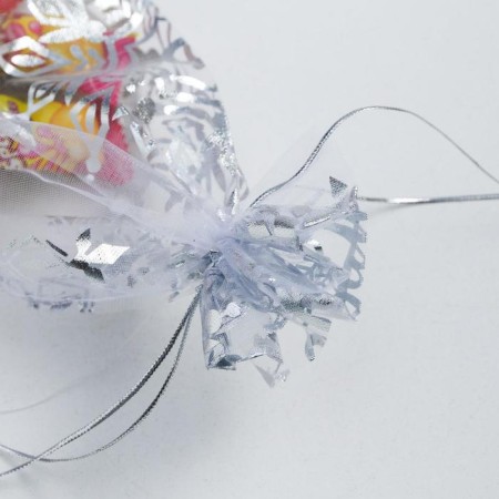 Bag gift organza “Happy New Year!”, 16 x 24 cm +/- 1.5 cm, New Year-3