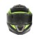 Modular helmet with two visors, size L (59-60), model-BLD-160E, black and yellow