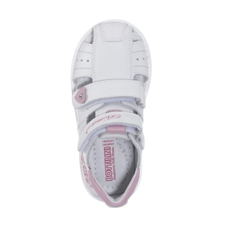 Baby sandals, size 27, pink-white color-3