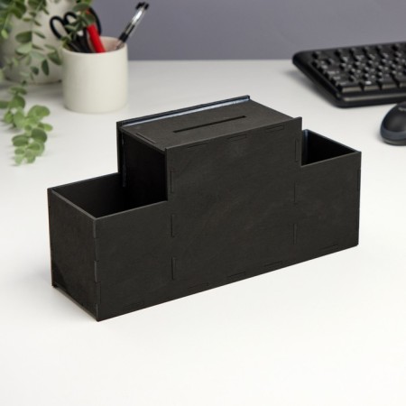 Organizer for the office with a piggy bank "Let dreams come true!" 28x8.5x14 cm-2