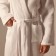 Wafel dressing gown Male SL Home: BOHO "Blanc de Blanc", size XL, 100% cotton, 280 g/m2
