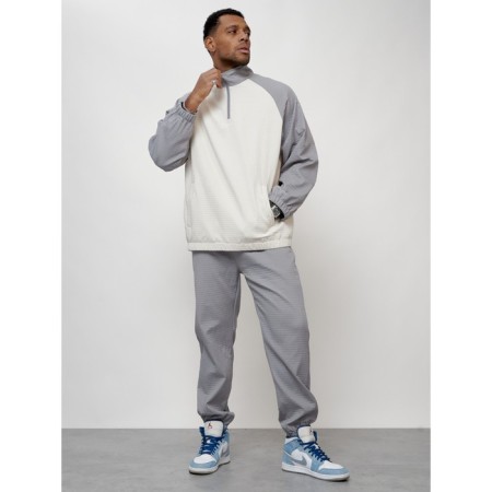 Sports suit men's, size 54, gray color-9