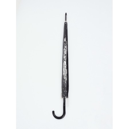 Umbrella is a s/auth r56/67 8sp n/u/u plain handle-bag Black package-4