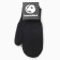 Double children's mittens, black color, river 14