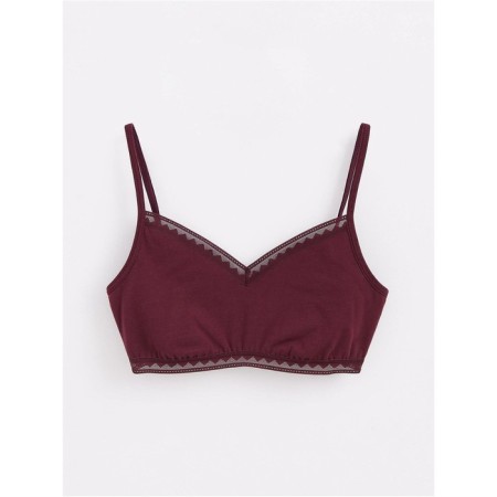 Bustier Female Conte Elegant Classic Basic, Size S, Bordo color-4