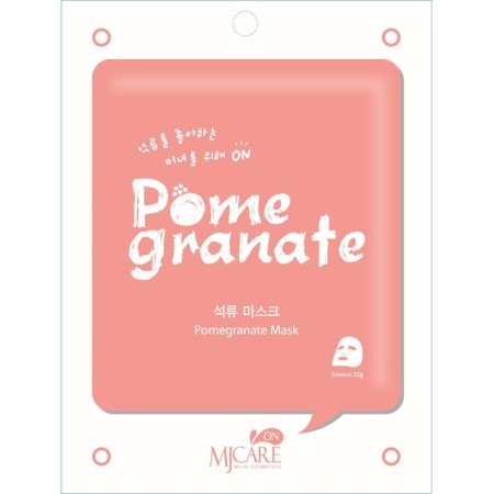Fabric face mask on Pomegranate Mask with grenade extract, 22 g