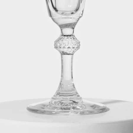 Diamond glass glasses set, 170 ml, 6 pcs-2
