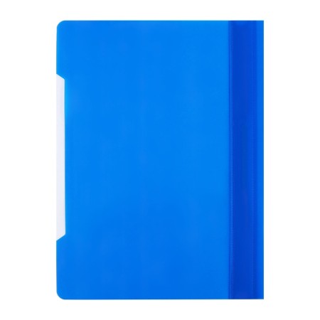 Calligrata, A4, 180 μm folder, 180 μm, business card pocket, transparent top, blue-10