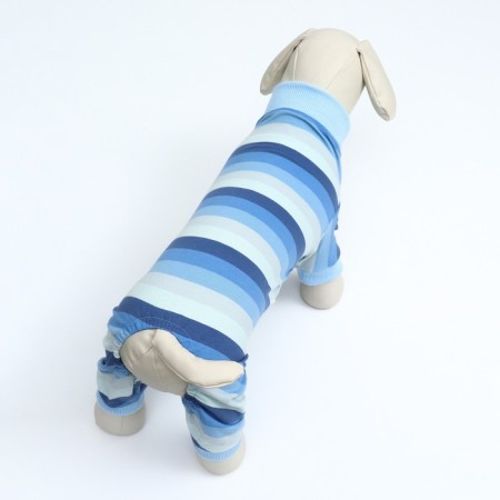 Popon postoperative, viscose, size L (Osh 28, OG 44, from 35 cm, weight 8-12 kg), blue 961460-2