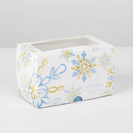 LET IT SNOW cupcakes, 10 x 16 x 10cm, New Year