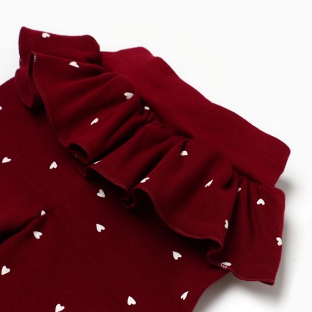 Slap "Bear", burgundy color, height 80-1