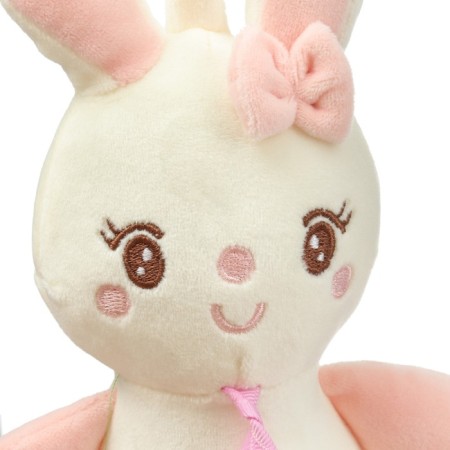 Musical Suspension “Sweet Bunny”, clumsy, with a rattle, on a crib, stroller, crumb I-6