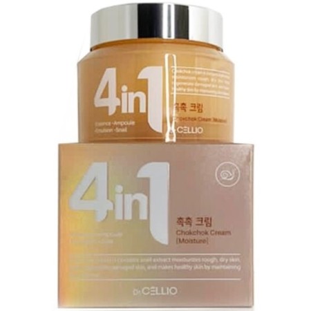Facial cream Dr.cellio 4 in 1 chokchok, with snail mucin, 70 ml