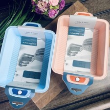 Baking form Lenardi, silicone, square, size 25x21x6.5 cm