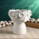 Kashpo - Vase "Boy with Venochka" White, 19x19cm