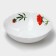Deep “velvet rose” plate, 600 ml, d = 17.5, glass ceramic, white color