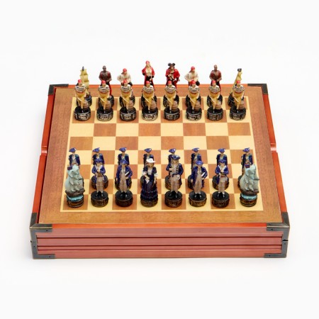 Chess Souvenir "Pirate Fight", h king-8 cm, pawns-6 cm, 36 x 36 cm-2