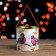 Gift box, tube "Bullfinchi with mountain ash" 120 x 120 mm (100 mm intra -height)