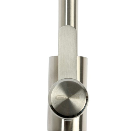 Mixer for the kitchen "Soyuzkran" 567-092, single-leaf, high spout 350 mm, stainless steel, chrome-2
