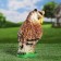 Garden figure "Eagle on the grass" 25cm