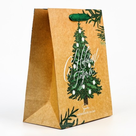 Craft vertical package "Winter", MS 18 x 23 x 10 cm, New Year-2