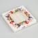 Square “Flowers” ​​chocolate box, 10.2 x 10.2 x 1.4 cm