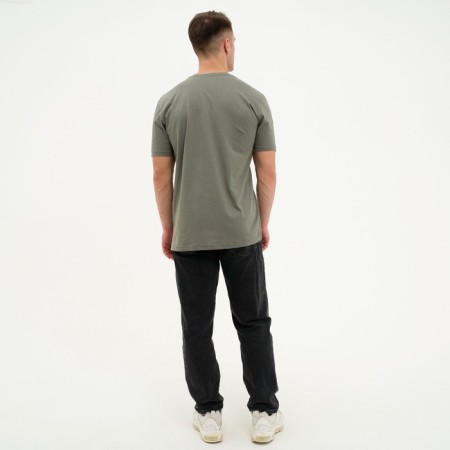 T -shirt male, olive color, size 48-7