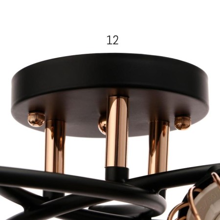 Chandelier 73170/6 E27 40W Black-gold 60x60x26 cm Bayerlux-3
