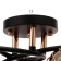 Chandelier 73170/6 E27 40W Black-gold 60x60x26 cm Bayerlux