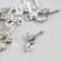 Decor for creativity Metal "Revolver with a drum" silver 1.4x2 cm