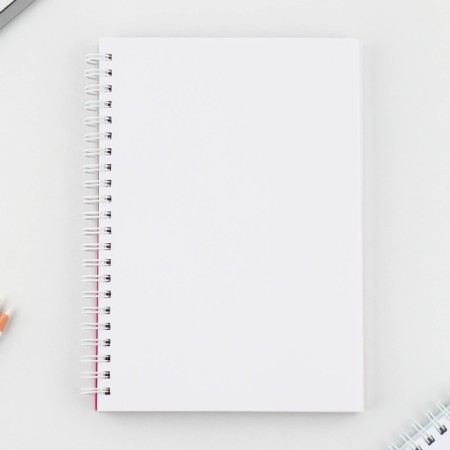 The sketchbook A5, 80 sheets are a solid cover "Pink".-2