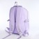 School backpack on lightning, 7 pockets, lilac color