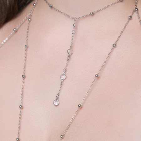 Erotic accessory on the body with rhinestones-3