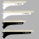 Bracket l = 370 mm left, color black muars