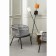 Haugen launge-pendle, 660 × 640 × 720 mm, dark gray / light gray color