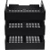 A set of horizontal paper trays, Strong 3 pieces, on metal rods, black