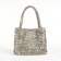 Bag-clate without fastening, silver color