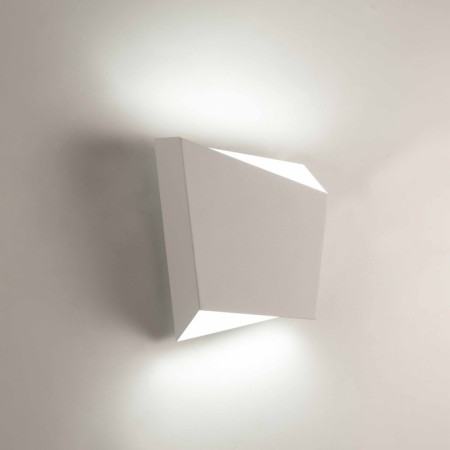 Wall lamp mantra asimetric, GX53, 1x12W, 197x78x215 mm, white color-1