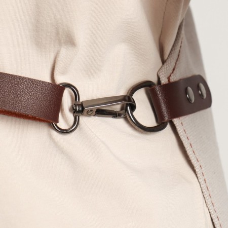 Apron for the master, the color of gray/brown-14