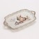 New Year. Ceramic “Winter Fairy Tale” dish, 23 x 13 x 2.5 cm