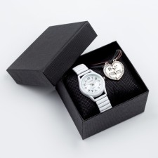 Gift set Voseco 2 in 1: Watch and Bracelet, D-4 cm