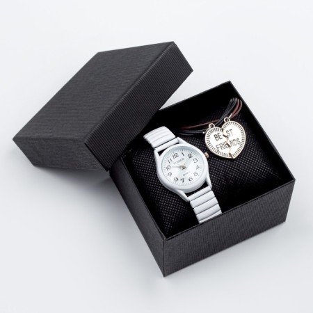 Gift set Voseco 2 in 1: Watch and Bracelet, D-4 cm